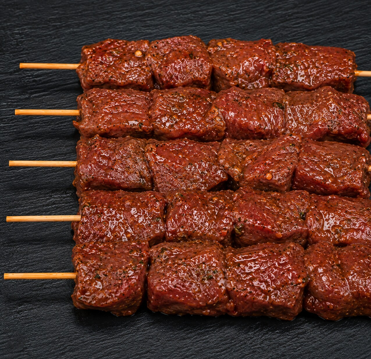Brochette marinée
